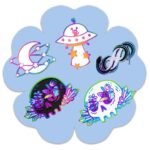 Rainbow plated pins