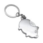 Trolley coin holder key chain