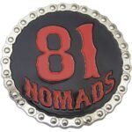 Custom enameled buckle