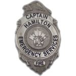 Police fire badge