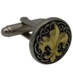 Two-tone plated cufflink - Image 2