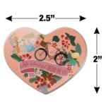 Metal fridge magnet with Imitation hard enamel and printed logo - Image 3