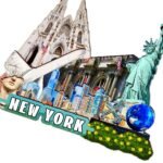 Stainless steel printed Metal fridge magnet