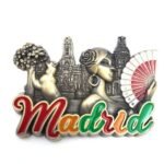 Tourist fridge magnet with Soft enamel