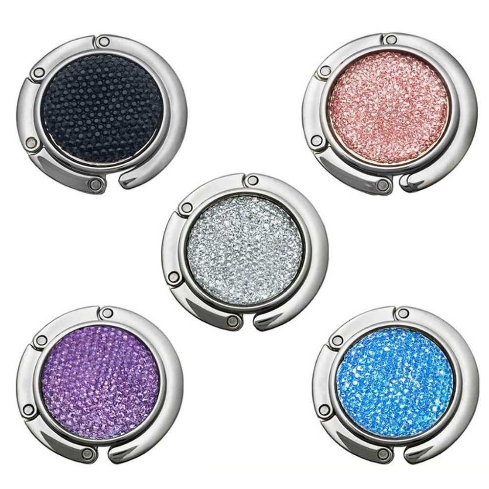 1709267360921697_82937e06.jpg Round Bling Handbag Hanger - Image 1