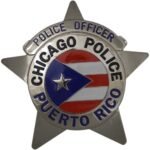 Custom 5-point stars shaped police badge