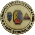 Enameled challenge coin