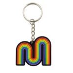 PVC Keychains & Rubber Keyring Rainbow designs - Image 2